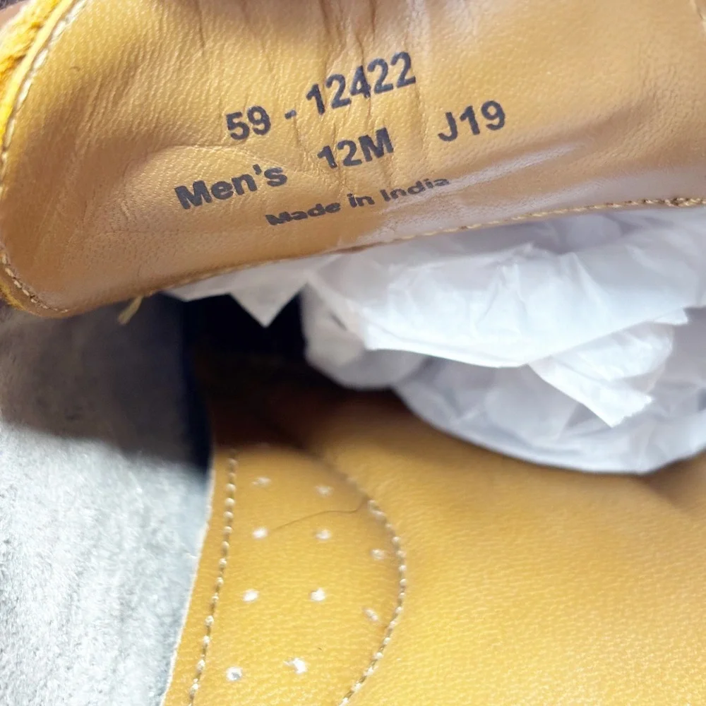 Johnston & Murphy Mens Brown‎ Leather Wingtip Oxford Dress Shoes Size 12M